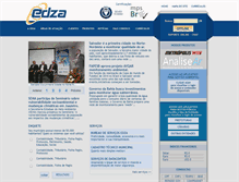 Tablet Screenshot of edza.com.br
